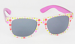 Mat solbrille til børn med pink stænger