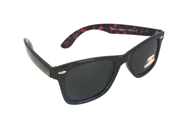 Polarisierte Sonnenbrille im Wayfarer-Design - sunlooper.ch - billede 2