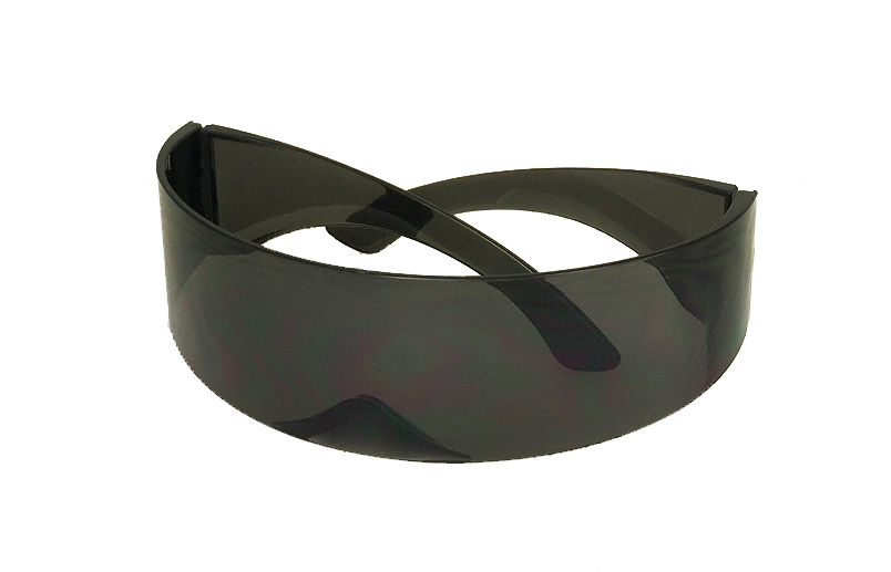 Schwarze Star-Trek Sonnenbrille - sunlooper.ch - billede 2