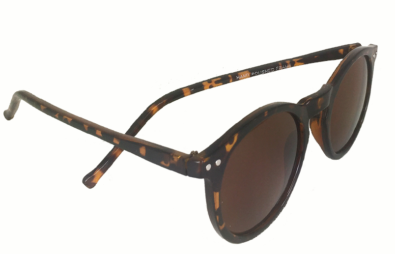 Runde Leopardbraune-Sonnenbrille - sunlooper.ch - billede 2