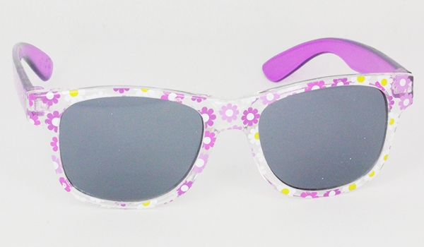 Kindersonnenbrille fÃ¼r MÃ¤dchen mit Blumenmuster