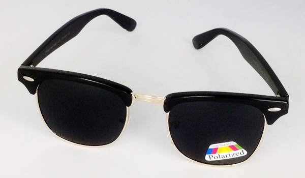 Braune Club-Master-Sonnenbrille im Leoparden-Stil