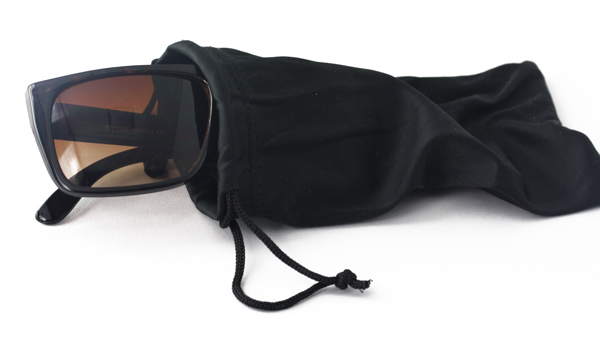 Einfaches, schwarzes Brillenetui - sunlooper.ch - billede 2