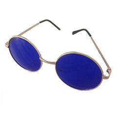 Lennon-Sonnenbrille mit blauen Gläsern - Design nr. 3193