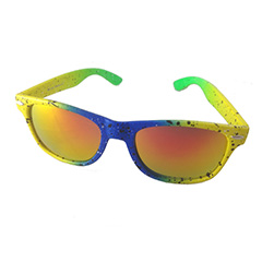 Sonnenbrille im 80er-Neon-Look - Design nr. 3201