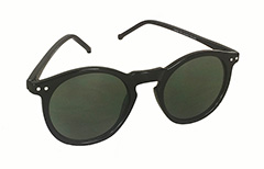 Schwarze runde Sonnenbrille - Design nr. 3265