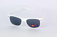 Weiße Kindersonnenbrille - Design nr. 1085