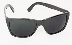 Schlichte schwarze Sonnenbrille, rustiker Look - Design nr. 3000