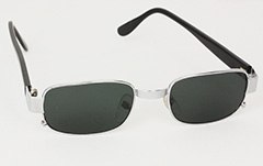 Silberne eckige Sonnenbrille - Design nr. 3002