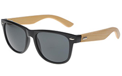 Wayfarer-Sonnenbrille aus Bambus - Design nr. 3049