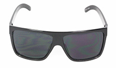Schwarze, einfache Sonnebrille im robusten Design - Design nr. 3084