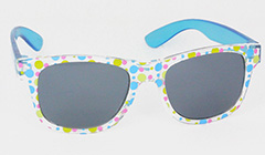 Kindersonnenbrille mit türkis farbenen Bügeln - Design nr. 3100