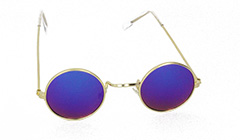Goldene Metallsonnenbrille für Kinder - Design nr. 3109