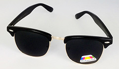 Braune Club-Master-Sonnenbrille im Leoparden-Stil - Design nr. 3176