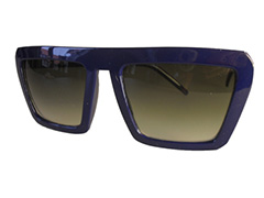 Cartoon-Sonnenbrille, blaues Gestell - Design nr. 838