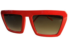 Rote Cartoon-Sonnenbrille - Design nr. 839