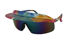 Farbenfrohe Retro-Sonnenbrille mit Schirm - Design nr. 996